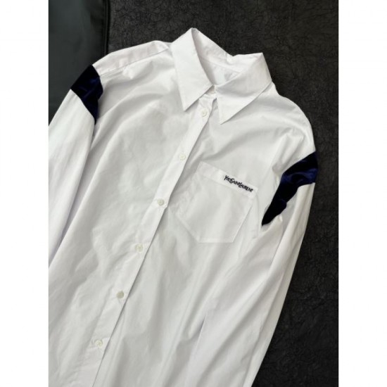 2024SS Long Sleeve Shirt YSL Yves Saint Laurent New Sale Adults OK 2024SS Long Sleeve Shirt YSL Yves Saint Laurent New Sale Adults OK