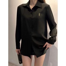 2024SS Long Sleeve Shirt YSL Yves Saint Laurent Miracle at VIP Sale