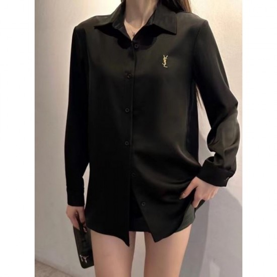 2024SS Long Sleeve Shirt YSL Yves Saint Laurent Miracle at VIP Sale 2024SS Long Sleeve Shirt YSL Yves Saint Laurent Miracle at VIP Sale
