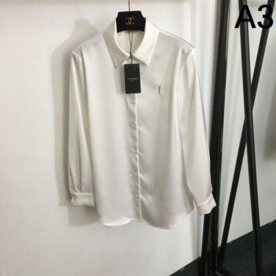 2024SS Long Sleeve Shirt YSL Yves Saint Laurent Miracle at VIP Sale 2024SS Long Sleeve Shirt YSL Yves Saint Laurent Miracle at VIP Sale