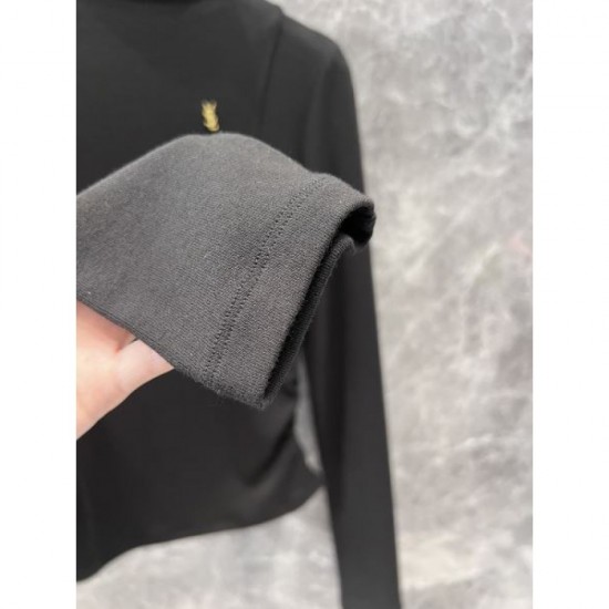 YSL Yves Saint Laurent Long Sleeve T-Shirt 2024FW Attractive Style YSL Yves Saint Laurent Long Sleeve T-Shirt 2024FW Attractive Style