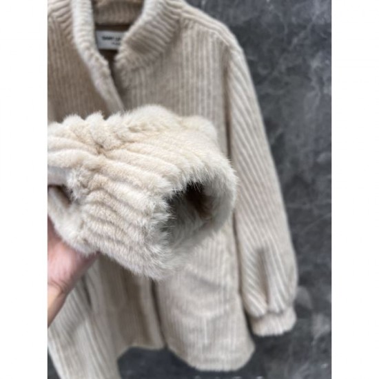 YSL Yves Saint Laurent Coat 2024FW New limited edition is gaining popularity YSL Yves Saint Laurent Coat 2024FW New limited edition is gaining popularity