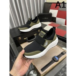 ARMANI 2024SS Men's Sneakers Used by Celebrities and Entertainers