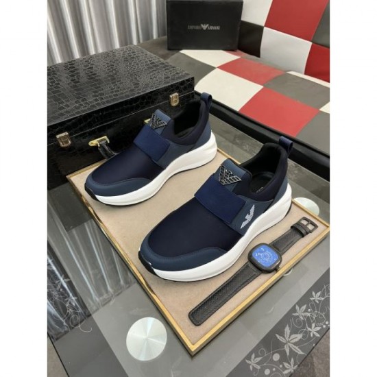 ARMANI 2024SS Men's Sneakers Used by Celebrities and Entertainers ARMANI 2024SS Men's Sneakers Used by Celebrities and Entertainers