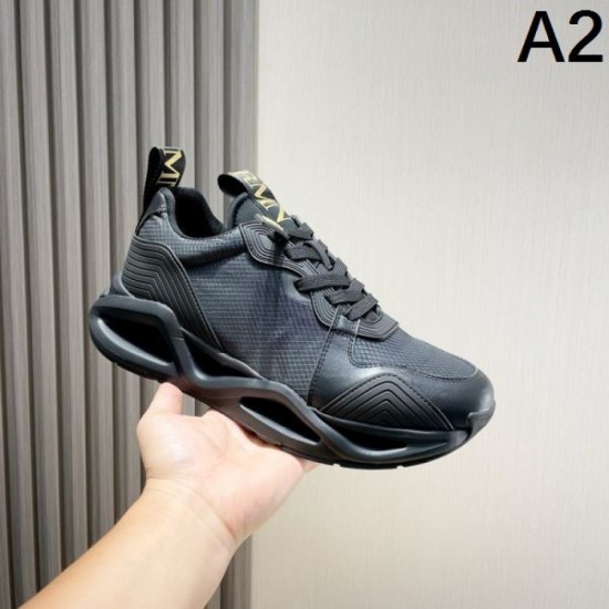 2024FW Men's Sneakers ARMANI Armani Perennially Popular Standard Product 2024FW Men's Sneakers ARMANI Armani Perennially Popular Standard Product
