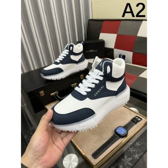 2024FW Men's Sneakers ARMANI Casual Reverse Charm 2024FW Men's Sneakers ARMANI Casual Reverse Charm