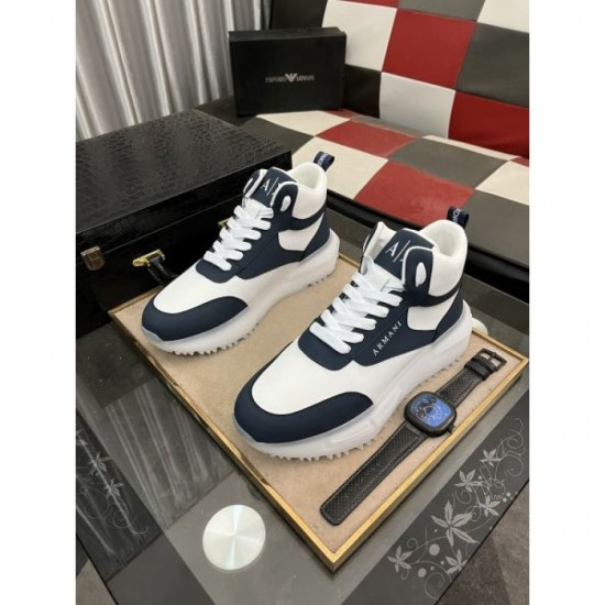 2024FW Men's Sneakers ARMANI Casual Reverse Charm 2024FW Men's Sneakers ARMANI Casual Reverse Charm