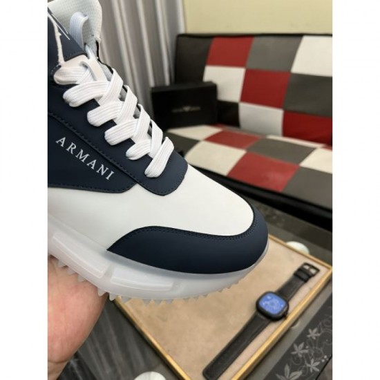 2024FW Men's Sneakers ARMANI Casual Reverse Charm 2024FW Men's Sneakers ARMANI Casual Reverse Charm