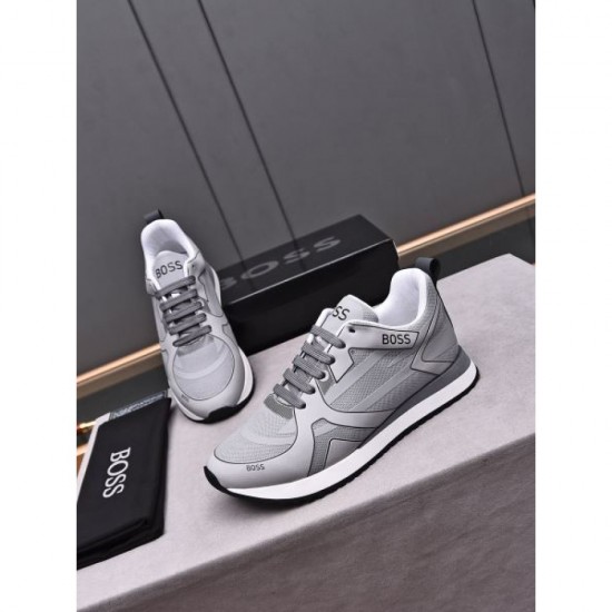 HUGO BOSS Hugo Boss Fashion Rich Expression 2024SS Men's Sneakers HUGO BOSS Hugo Boss Fashion Rich Expression 2024SS Men's Sneakers