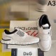 DOLCE & GABBANA Dolce & Gabbana 100% New 2024SS Men's Sneakers DOLCE & GABBANA Dolce & Gabbana 100% New 2024SS Men's Sneakers