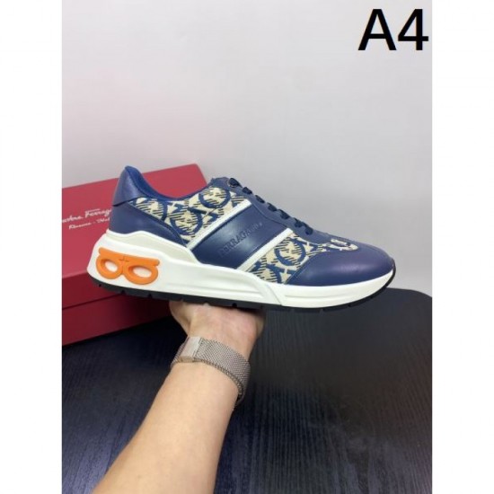 FERRAGAMO Salvatore Ferragamo Limited Edition 2024SS Men's Sneakers FERRAGAMO Salvatore Ferragamo Limited Edition 2024SS Men's Sneakers