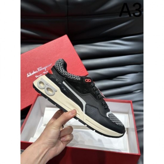 FERRAGAMO Salvatore Ferragamo Featured No.1 2024SS Men's Sneakers FERRAGAMO Salvatore Ferragamo Featured No.1 2024SS Men's Sneakers