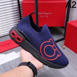 FERRAGAMO Salvatore Ferragamo Extremely Popular 2024SS Men's Sneakers