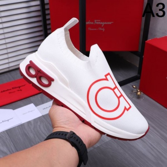 FERRAGAMO Salvatore Ferragamo Extremely Popular 2024SS Men's Sneakers FERRAGAMO Salvatore Ferragamo Extremely Popular 2024SS Men's Sneakers