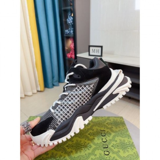 GUCCI Gucci Nice Design Out of Stock Brand 2024SS Men's Sneakers GUCCI Gucci Nice Design Out of Stock Brand 2024SS Men's Sneakers