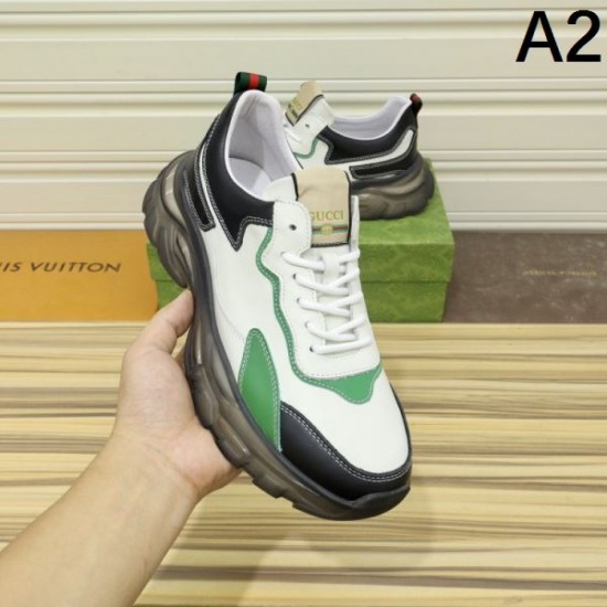 GUCCI 2024SS sneakers for men that give the impression of a fashionable expert GUCCI 2024SS sneakers for men that give the impression of a fashionable expert