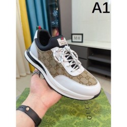 GUCCI Gucci New 2024SS Men's Sneakers Perfect for Early Spring and Summer
