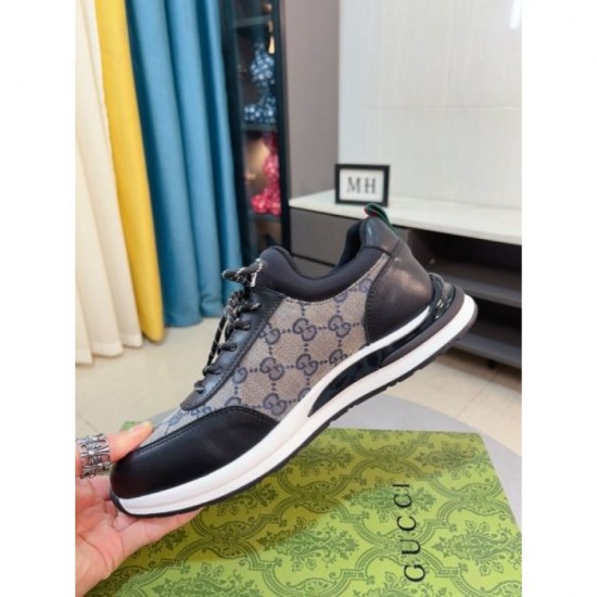 GUCCI Gucci New 2024SS Men's Sneakers Perfect for Early Spring and Summer GUCCI Gucci New 2024SS Men's Sneakers Perfect for Early Spring and Summer