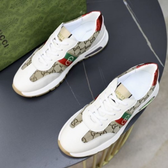 GUCCI Gucci Spring/Summer Super Popular In Stock 2024SS Men's Sneakers GUCCI Gucci Spring/Summer Super Popular In Stock 2024SS Men's Sneakers