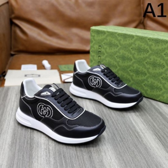 GUCCI Gucci New Spring/Summer Style 2024SS Men's Sneakers GUCCI Gucci New Spring/Summer Style 2024SS Men's Sneakers