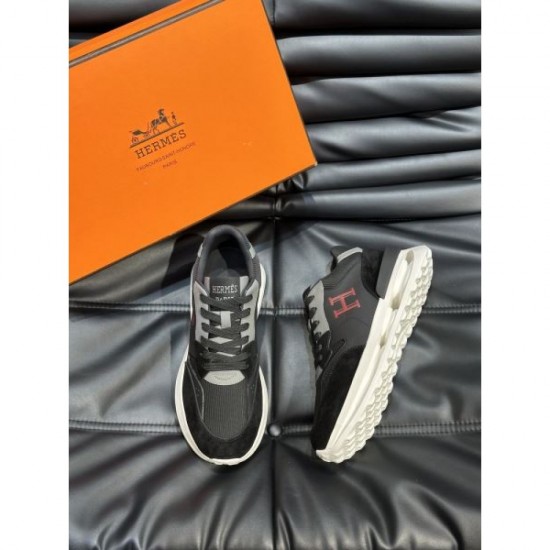 HERMES Enjoy Spring/Summer Fashion 2024SS Men's Sneakers HERMES Enjoy Spring/Summer Fashion 2024SS Men's Sneakers