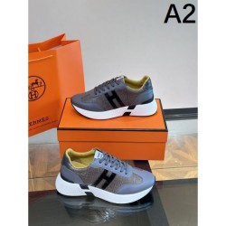 2024FW Men's Sneakers HERMES New Autumn/Winter Sneakers Published in Sold Out Magazines
