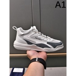 PRADA Elegant Excellence Collection 2024SS Men's Sneakers