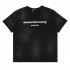 2024SS Mature Texture ALEXANDER WANG Men's Short Sleeve T-Shirt