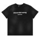 2024SS Mature Texture ALEXANDER WANG Men's Short Sleeve T-Shirt 2024SS Mature Texture ALEXANDER WANG Men's Short Sleeve T-Shirt
