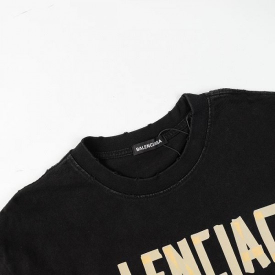 2024SS Perfect combination BALENCIAGA Balenciaga short sleeve T-shirt 2024SS Perfect combination BALENCIAGA Balenciaga short sleeve T-shirt