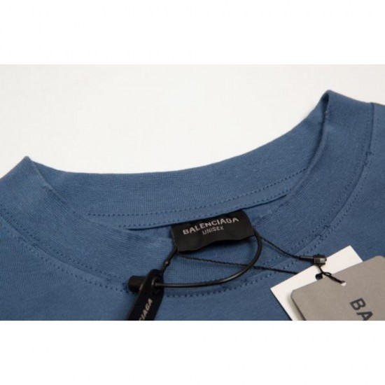 2024SS Very Popular Before Sold Out BALENCIAGA Men's Short Sleeve T-Shirt 2024SS Very Popular Before Sold Out BALENCIAGA Men's Short Sleeve T-Shirt