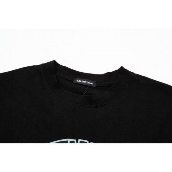 2024SS Hard to find Super low price BALENCIAGA Men's short sleeve T-shirt 2024SS Hard to find Super low price BALENCIAGA Men's short sleeve T-shirt