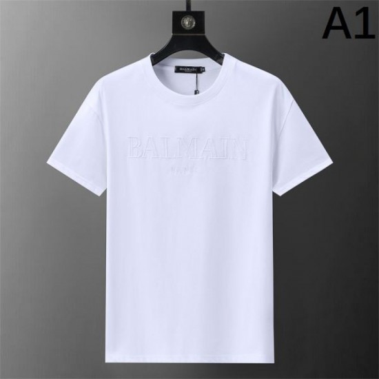 2024SS Popular tops this spring/summer BALMAIN Short sleeve T-shirt 2024SS Popular tops this spring/summer BALMAIN Short sleeve T-shirt