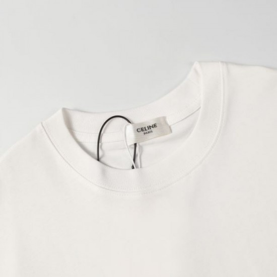 2024SS Sale at Attractive Price CELINE Men's Short Sleeve T-Shirt 2024SS Sale at Attractive Price CELINE Men's Short Sleeve T-Shirt