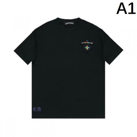 2024SS Hot New Summer Item CHROME HEARTS Men's Short Sleeve T-Shirt 2024SS Hot New Summer Item CHROME HEARTS Men's Short Sleeve T-Shirt