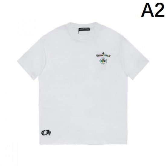 2024SS Hot New Summer Item CHROME HEARTS Men's Short Sleeve T-Shirt 2024SS Hot New Summer Item CHROME HEARTS Men's Short Sleeve T-Shirt