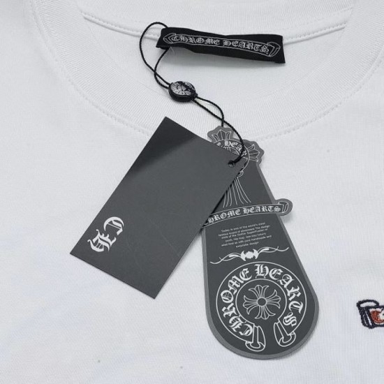 2024SS Hot New Summer Item CHROME HEARTS Men's Short Sleeve T-Shirt 2024SS Hot New Summer Item CHROME HEARTS Men's Short Sleeve T-Shirt