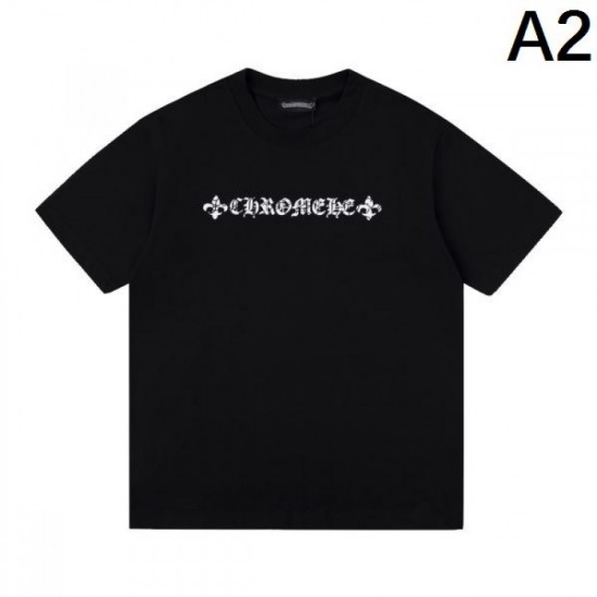 2024SS Summer Season Special CHROME HEARTS Men's Short Sleeve T-Shirt 2024SS Summer Season Special CHROME HEARTS Men's Short Sleeve T-Shirt