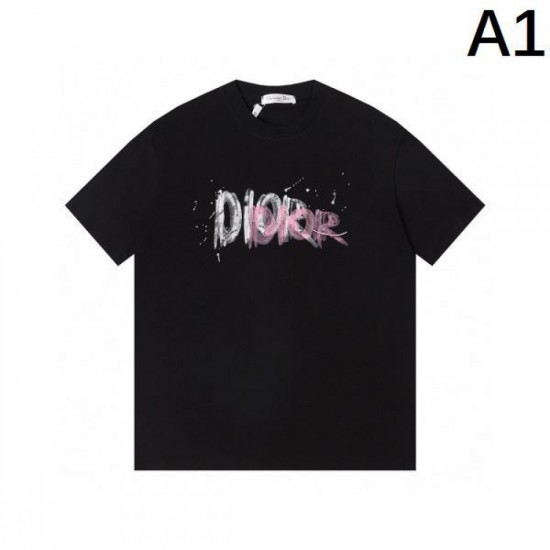 2024SS Like a beautiful summer color DIOR Short sleeve T-shirt 2024SS Like a beautiful summer color DIOR Short sleeve T-shirt