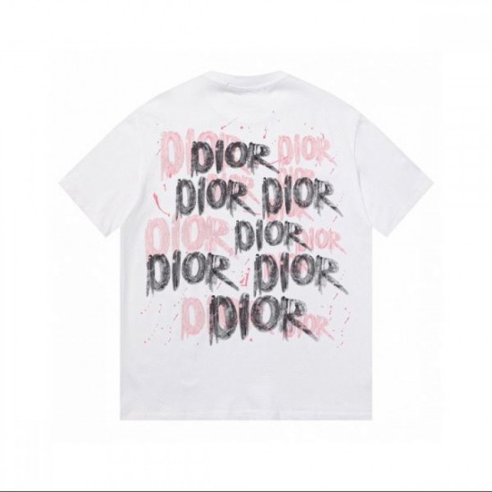2024SS Like a beautiful summer color DIOR Short sleeve T-shirt 2024SS Like a beautiful summer color DIOR Short sleeve T-shirt