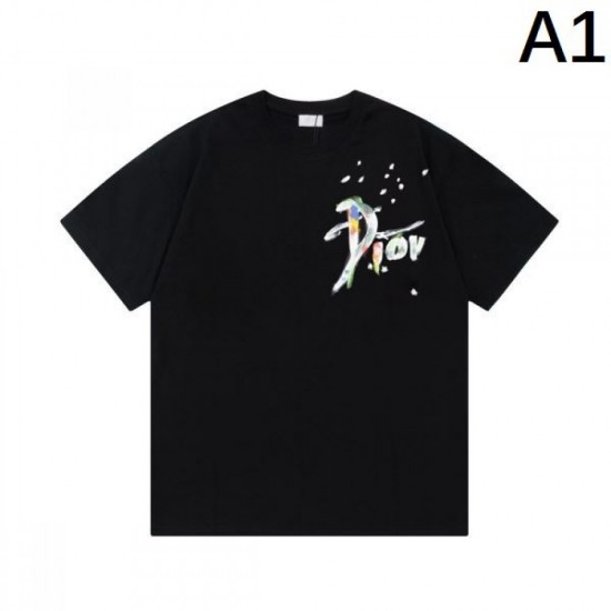 2024SS Absolutely Cute Recommended DIOR Men's Short Sleeve T-Shirt 2024SS Absolutely Cute Recommended DIOR Men's Short Sleeve T-Shirt