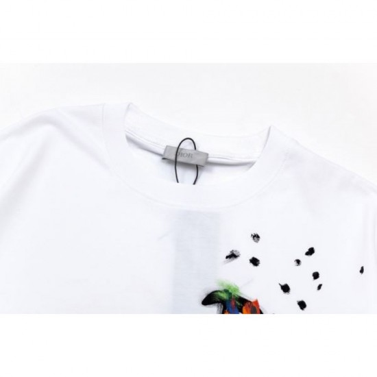 2024SS Absolutely Cute Recommended DIOR Men's Short Sleeve T-Shirt 2024SS Absolutely Cute Recommended DIOR Men's Short Sleeve T-Shirt