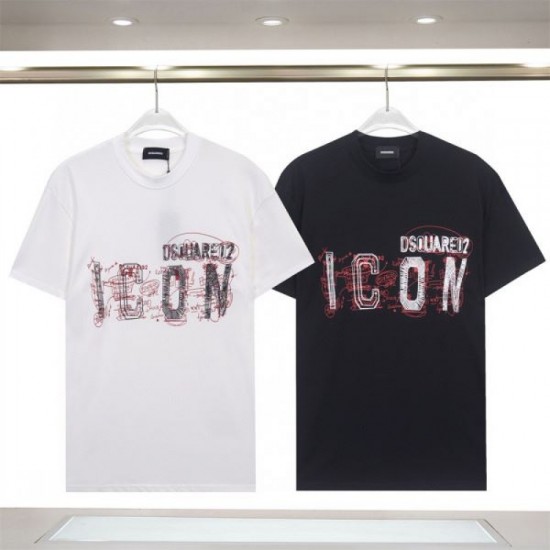 2024SS Celebrity Worn Product DSQUARED2 Short Sleeve T-shirt 2024SS Celebrity Worn Product DSQUARED2 Short Sleeve T-shirt