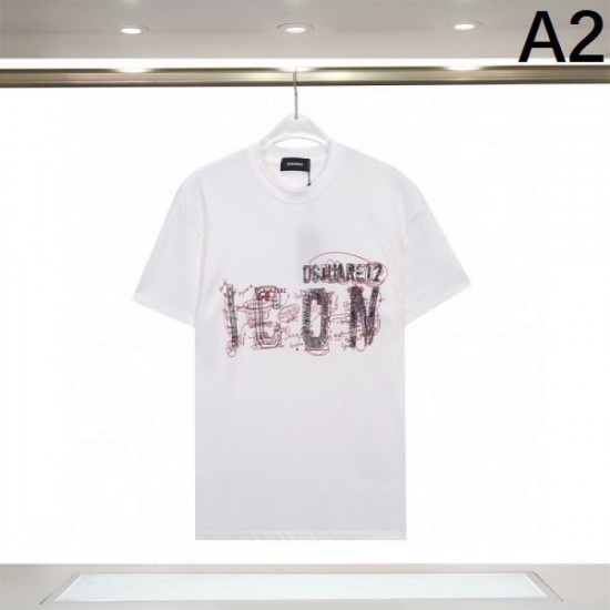 2024SS Celebrity Worn Product DSQUARED2 Short Sleeve T-shirt 2024SS Celebrity Worn Product DSQUARED2 Short Sleeve T-shirt