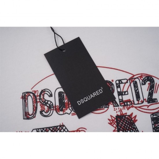 2024SS Celebrity Worn Product DSQUARED2 Short Sleeve T-shirt 2024SS Celebrity Worn Product DSQUARED2 Short Sleeve T-shirt