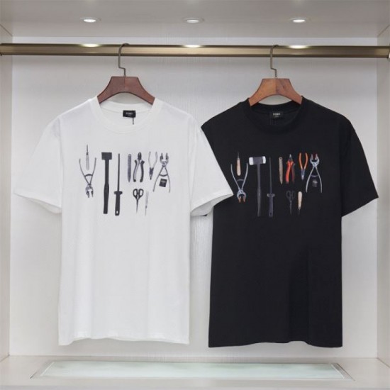 2024SS A favorite brand that makes you feel good FENDI Short sleeve T-shirt 2024SS A favorite brand that makes you feel good FENDI Short sleeve T-shirt