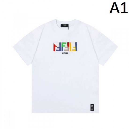 2024SS Popular item every year FENDI Men's short sleeve T-shirt 2024SS Popular item every year FENDI Men's short sleeve T-shirt
