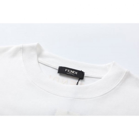 2024SS New Spring/Summer Collection FENDI Men's Short Sleeve T-Shirt 2024SS New Spring/Summer Collection FENDI Men's Short Sleeve T-Shirt