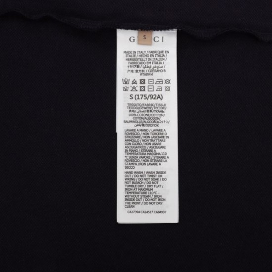 2024SS GUCCI Men's Short Sleeve T-Shirt with a Retro Atmosphere 2024SS GUCCI Men's Short Sleeve T-Shirt with a Retro Atmosphere