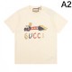 2024SS Sale Price New GUCCI Gucci Men's Short Sleeve T-Shirt 2024SS Sale Price New GUCCI Gucci Men's Short Sleeve T-Shirt